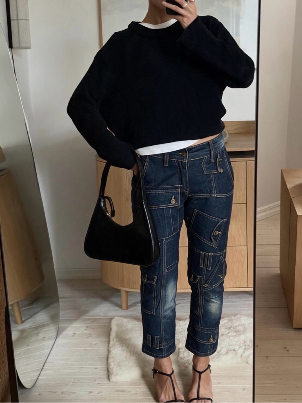 Archival Dolce & Gabbana Y2K Multi-Pocket Cargo Denim